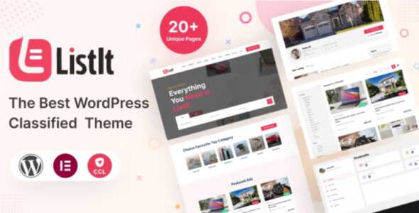 ListIt – Clasified WordPress Theme