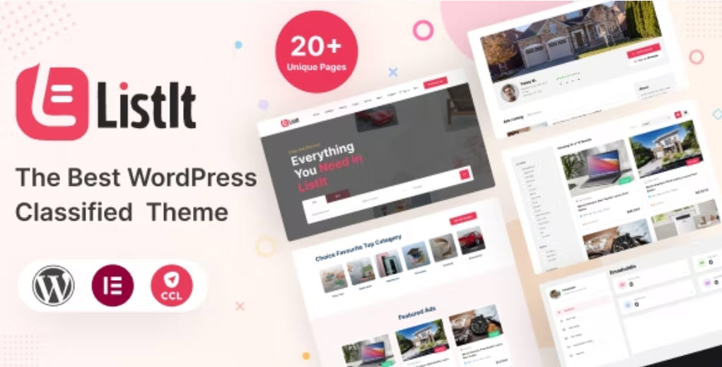 ListIt – Clasified WordPress Theme