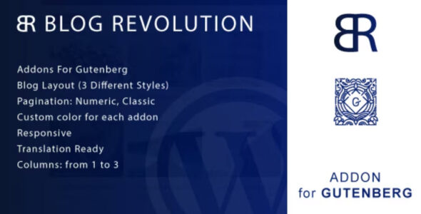 Blog Revolution for Gutenberg WordPress Plugin