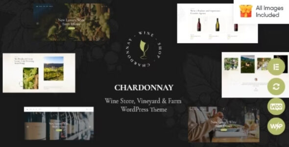 Chardonnay – Wine Store & Vineyard Theme