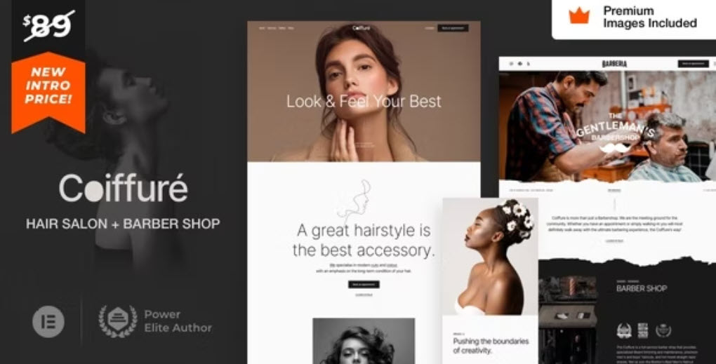 Coiffure Hair Salon & Barber Theme
