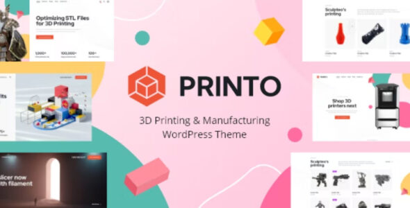 Printo – 3D Printing & Manufacturing WordPress Theme