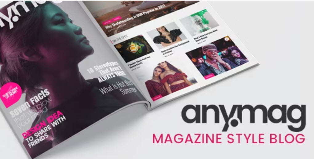 Anymag Magazine Style WordPress Blog