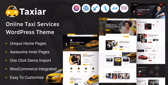 Taxiar Online Taxi Service Wordpress Theme