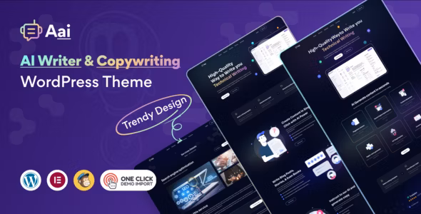 Aai AI Writer & AI Copywriting Landing Page Theme