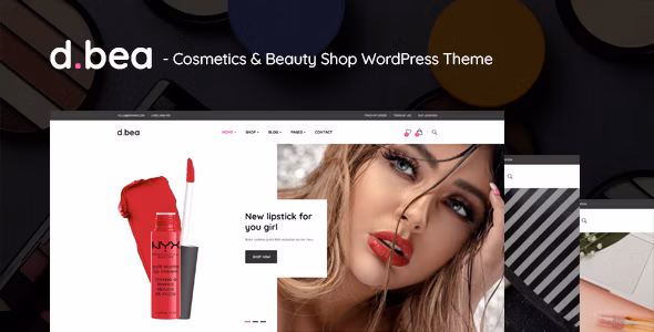 DBea Cosmetics & Beauty Shop WordPress Theme