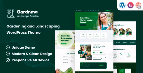 Gardnma Gardening and Landscaping WordPress Theme