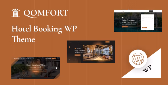 Hotel Booking WordPress Theme Qomfort