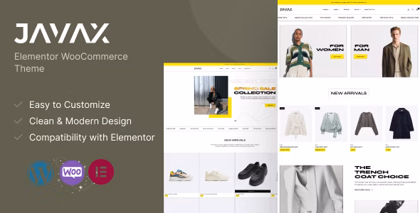 Javax Elementor WooCommerce Theme