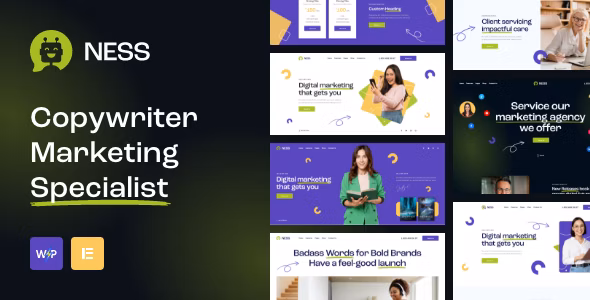 Ness Marketing Agency & SMM WordPress Theme