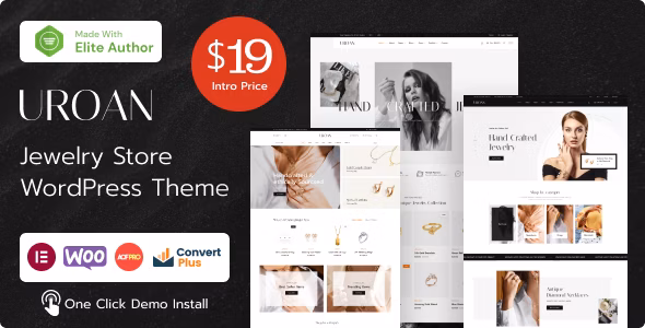 Uroan Jewelry Store WordPress Theme