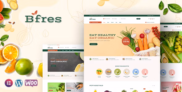 Bfres Organic Food WooCommerce Theme