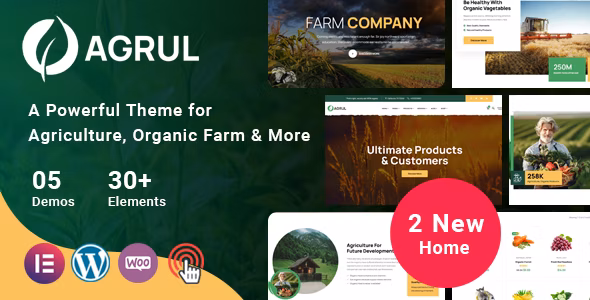 Agrul Agriculture WordPress Theme