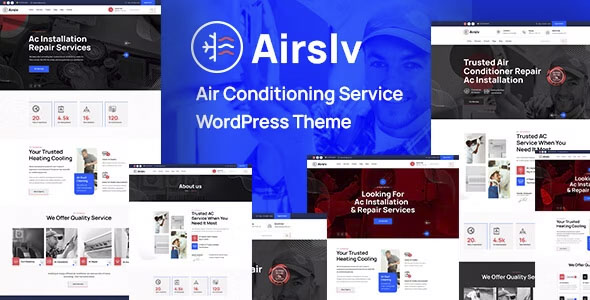 Airslv Heating & Air Conditioning WordPress Theme