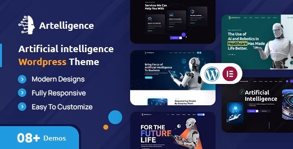 Artelligence | AI & Robotics WordPress Theme