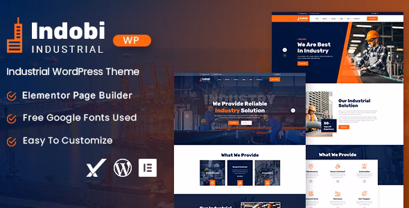 Indobi Industrial WordPress Theme