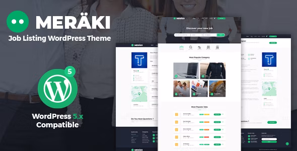 Meraki Job Board WordPress Theme