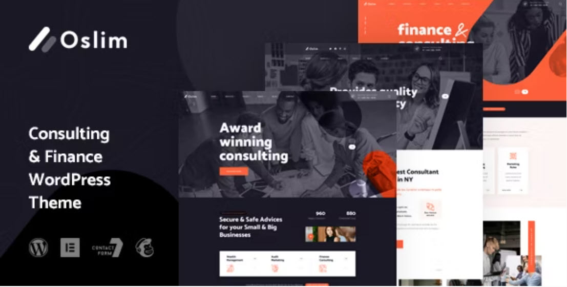 Oslim Consulting & Finance WordPress Theme