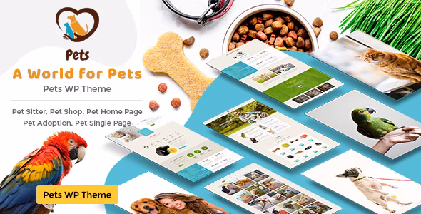 Pet World Dog Care & Pet Shop WordPress Theme