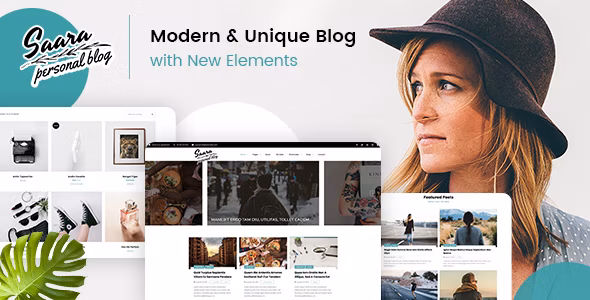 Saara Minimal Blog WordPress Theme