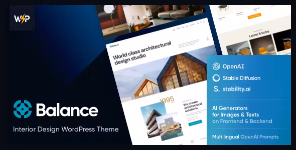 Balance Interior Design WordPress Theme