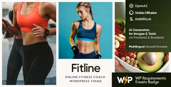 FitLine — Online Fitness Coach WordPress Theme