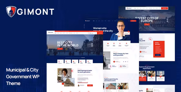Gimont City Government WordPress Theme