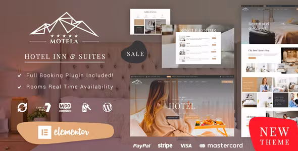 Motela Hotel Inn Booking Theme