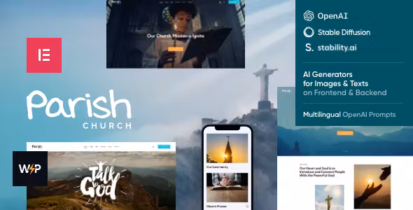 Parish Church, Religion & Charity Theme
