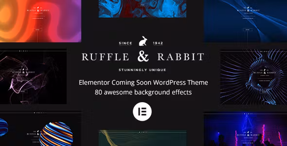 Rabbit Elementor Coming Soon WordPress Theme