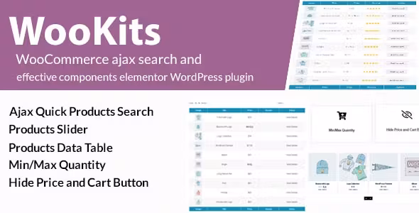 Wookits WooCommerce Ajax Search For Elementor