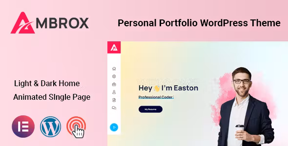 Ambrox Personal Portfolio Resume Theme