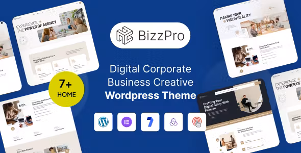 Bizzpro – Digital Business Creative WordPress
