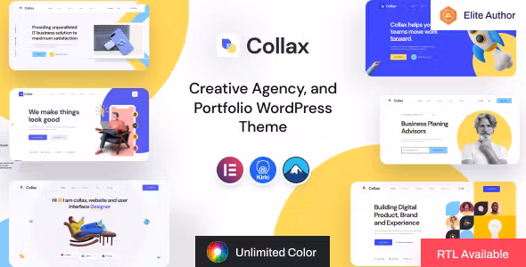 Collax Creative Agency WordPress Theme