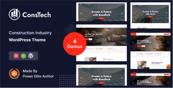 Constech Construction WordPress Theme