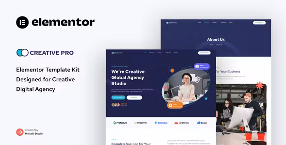 Creativepro Creative Agency Studio Elementor Template Kit