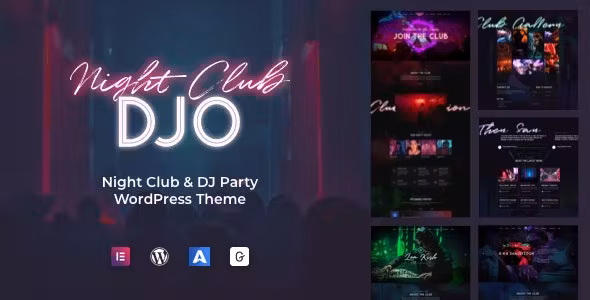 DJO Night Club and DJ WordPress