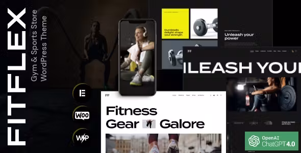 FitFlex Gym & Sports Store WordPress Theme