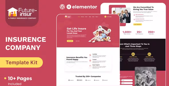 Future Insur Insurance Company Elementor Template Kit