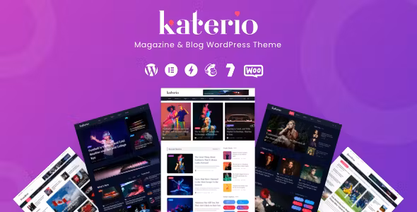 Katerio Magazine & Blog WordPress Theme