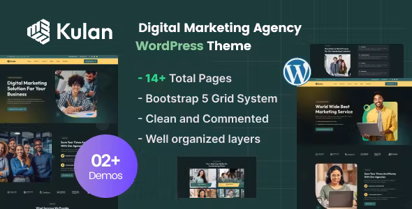 Kulan Digital Marketing Agency WordPress Theme
