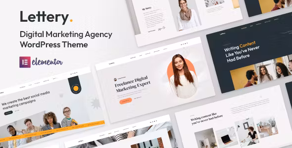 Lettery Digital Marketing Agency WordPress Theme