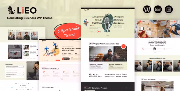 LIEO Business Consulting WordPress Theme