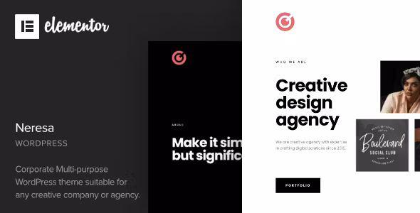 Neresa Elementor WordPress Theme