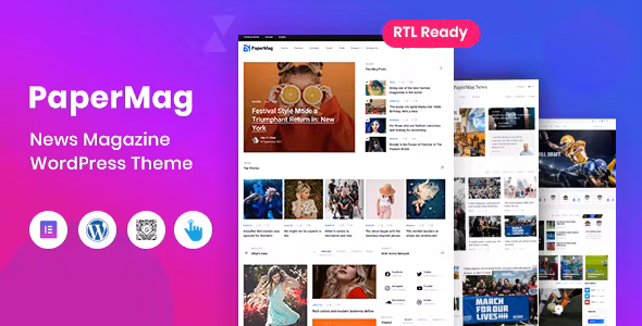 PaperMag News Magazine WordPress Theme