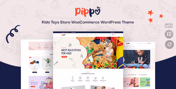 Pippo Kids Toys Store WooCommerce WordPress Theme