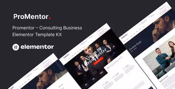 Promentor – Business Consulting Elementor Template Kit