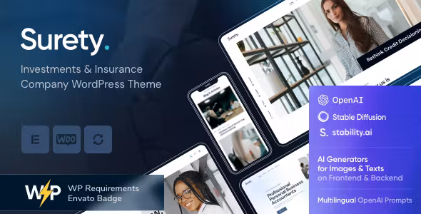 Surety Finance WordPress Theme