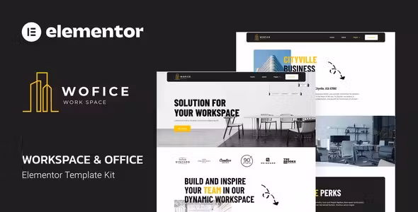 Wofice Workspace & Office Elementor Template Kit