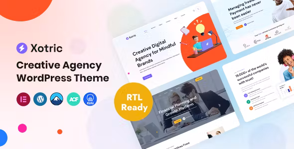 Xotric Creative Agency WordPress Theme